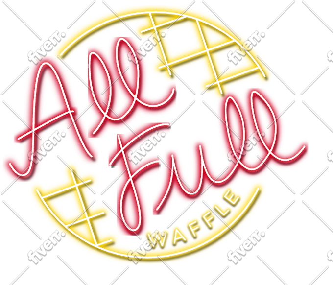 design a striking neon logo