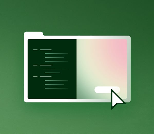 An image of a cursor hovering over some code