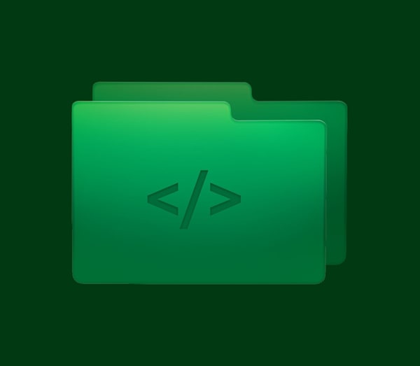 An image of a developer folder
