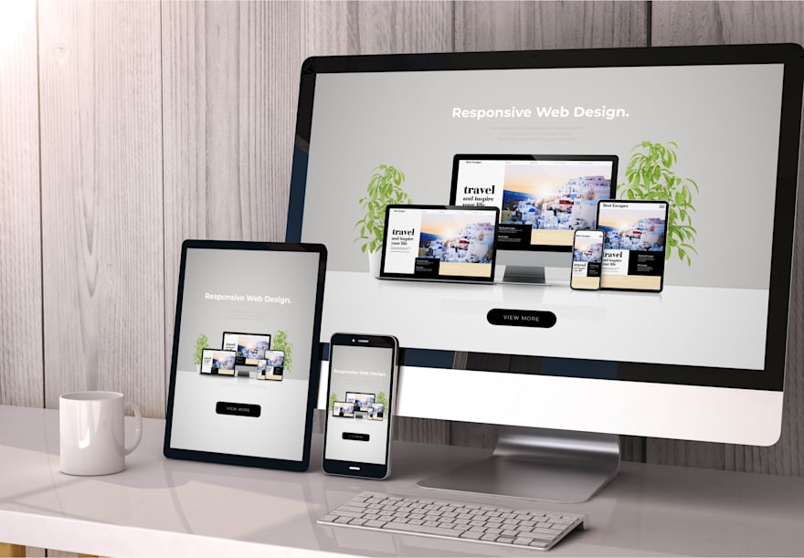 website homepage design