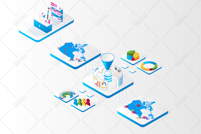 isometric infographic illustrator tutorial