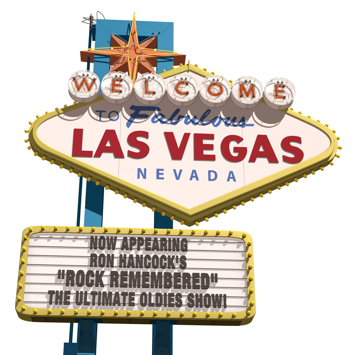 Create a personalized las vegas sign by Rossstudio