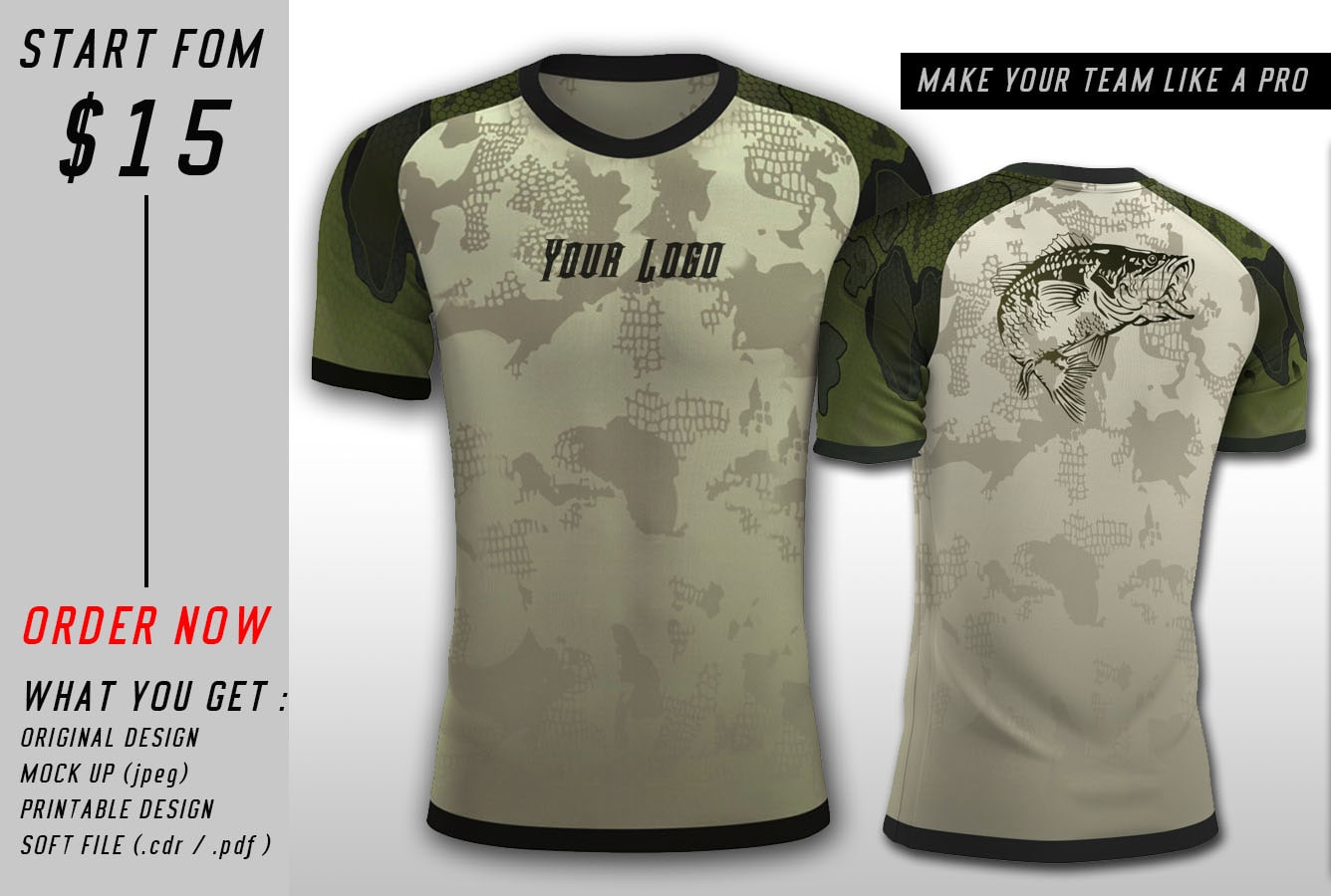 Download Create A Design For Your Sublimation Fishing Tshirt By Osoyosep Fiverr