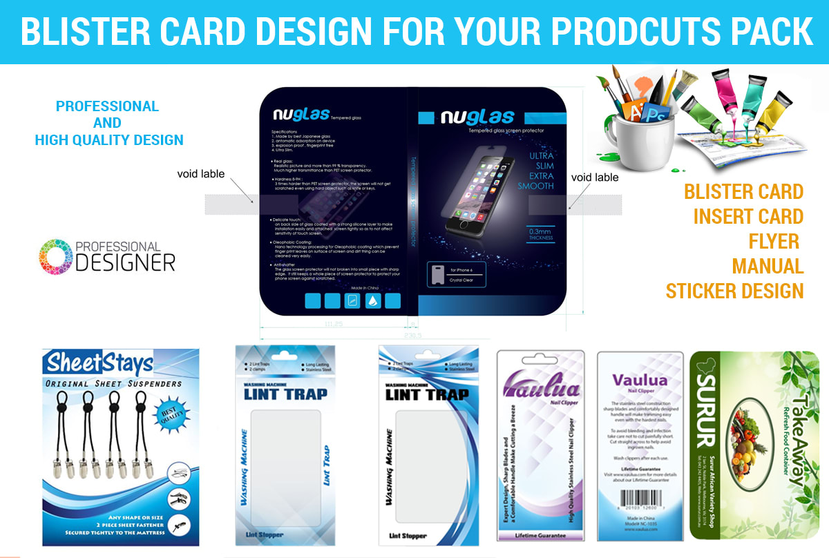 Do blister card design for product 