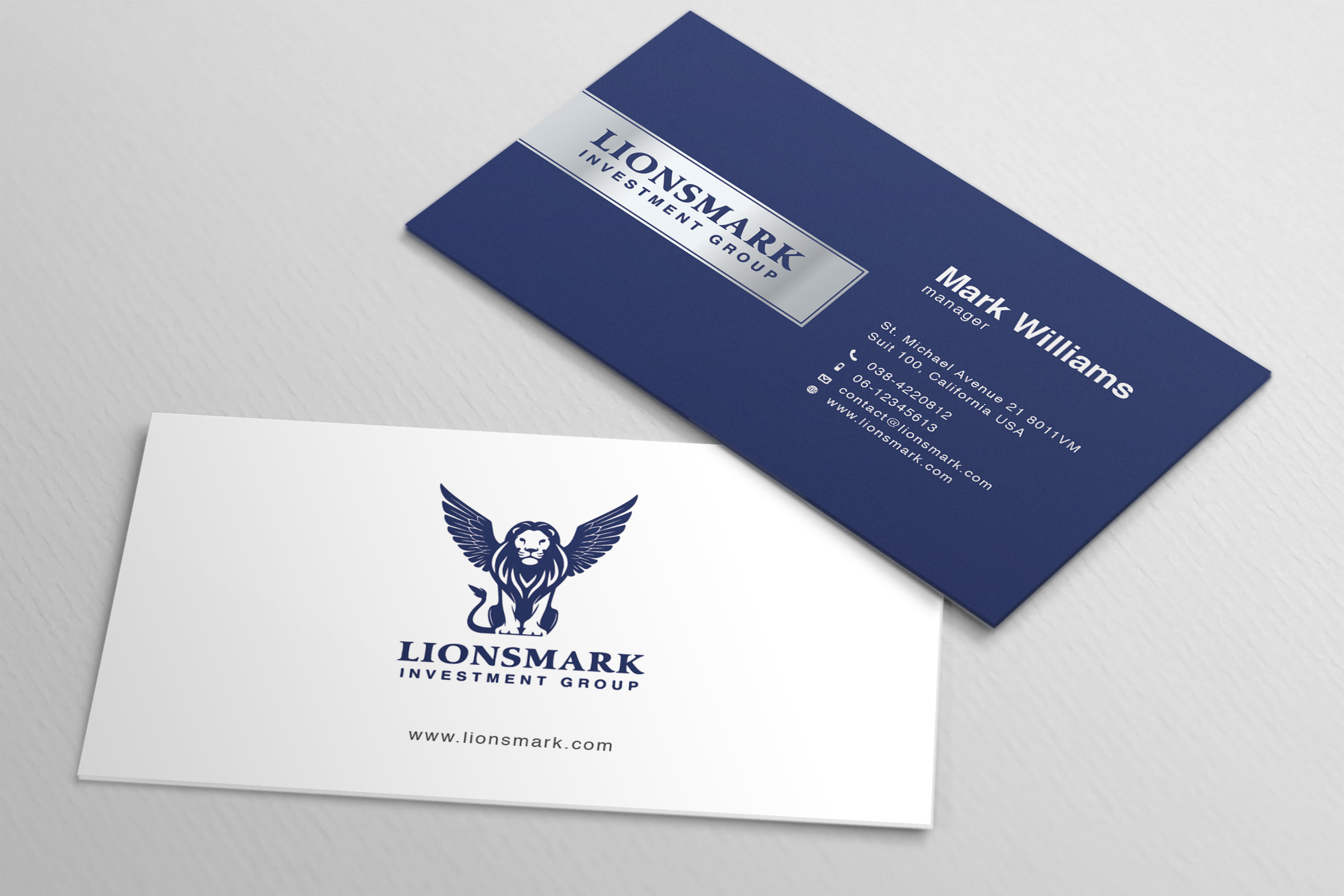 both side visiting card