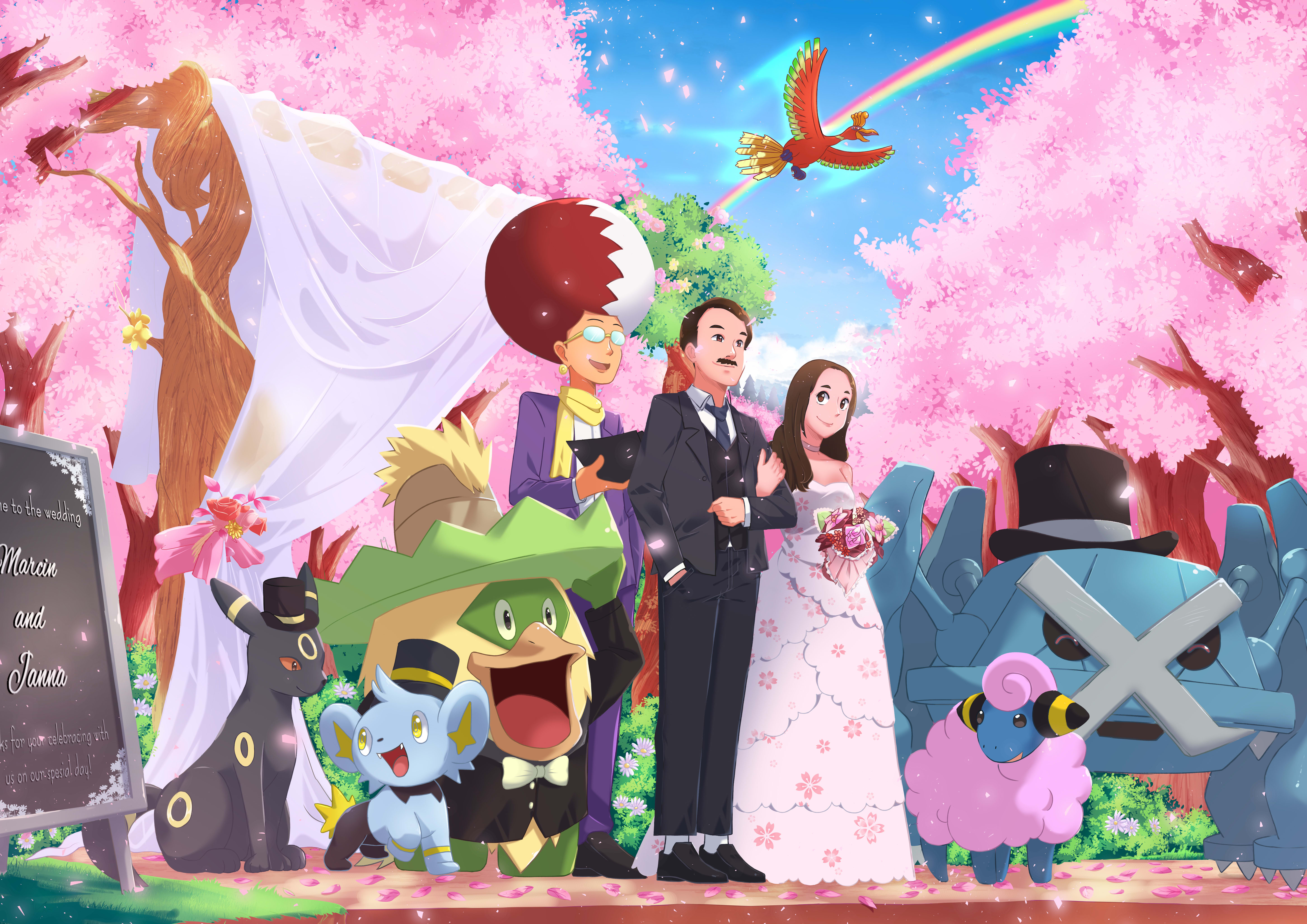 Draw you with your pokémon team by Ash_agnes