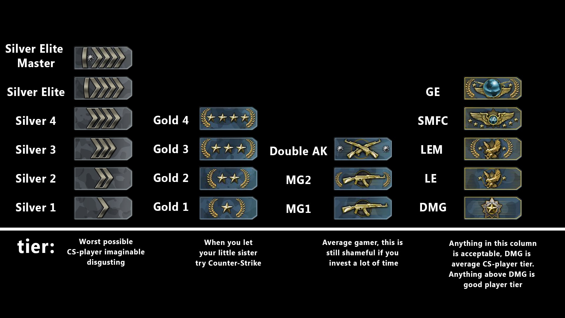 dmg cs go meaning