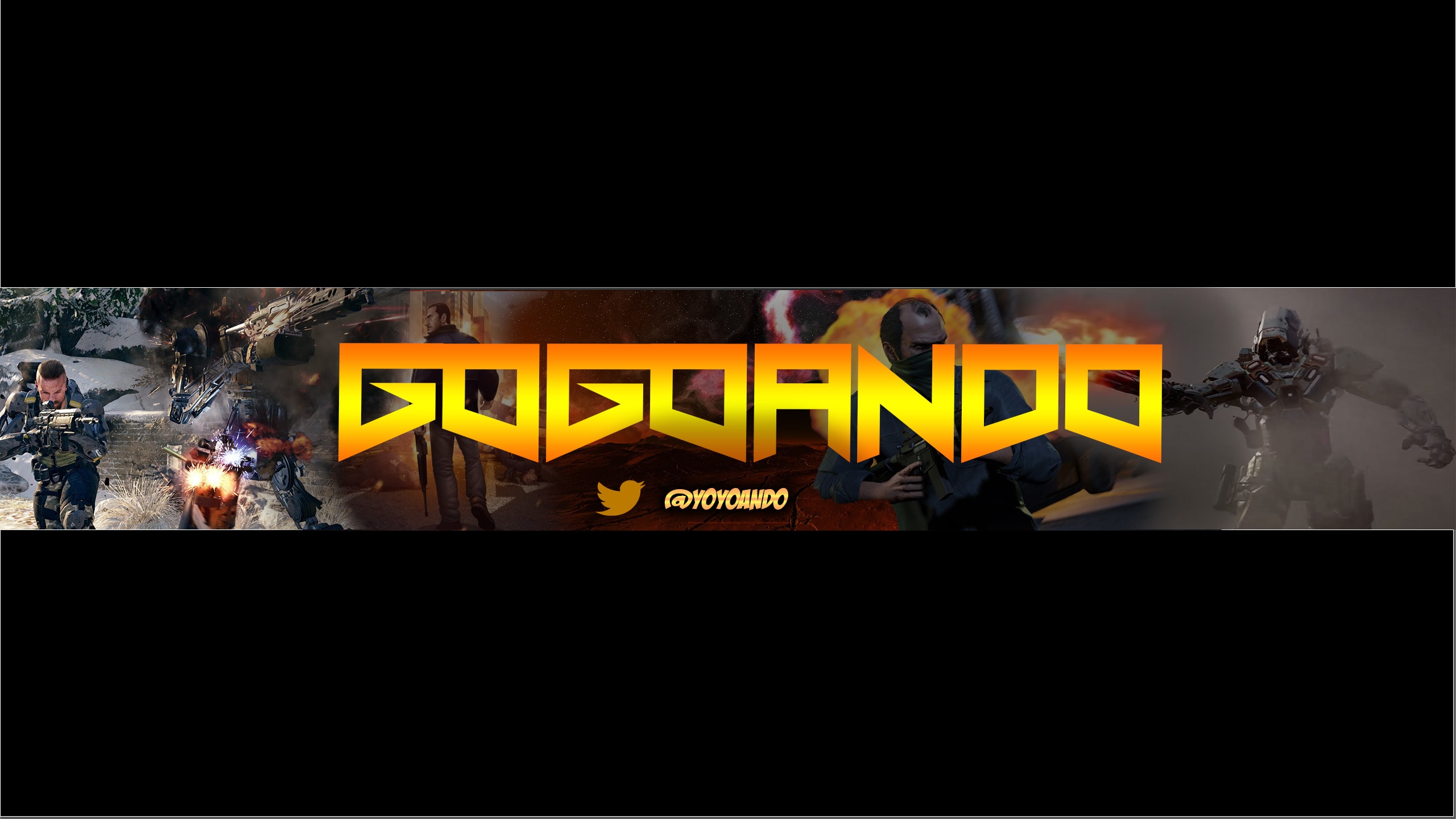 Custom Gaming Banner For Your You Tube Channel By Ilkleymills
