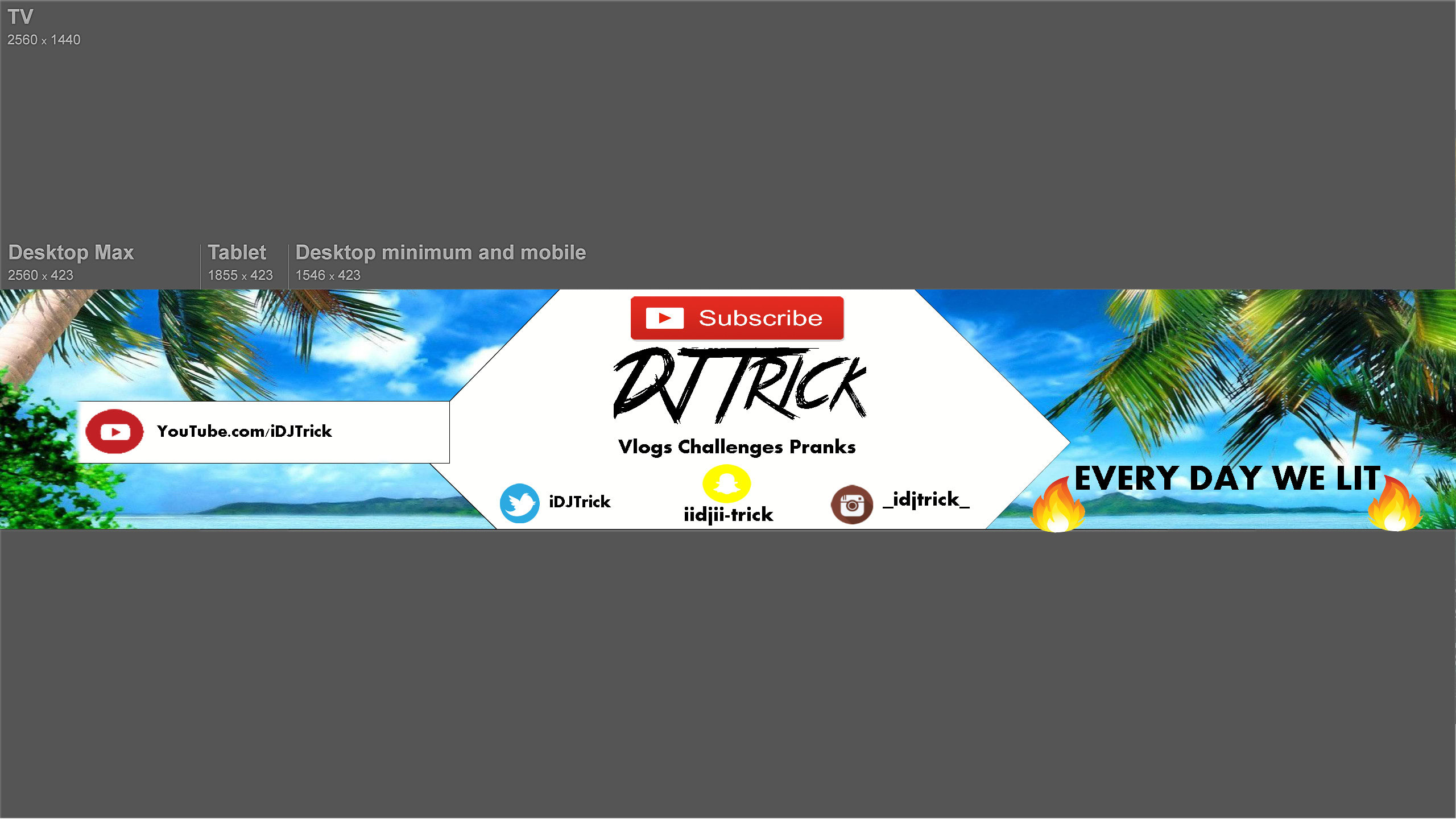Design Youtube Banner Art By Idjtrick