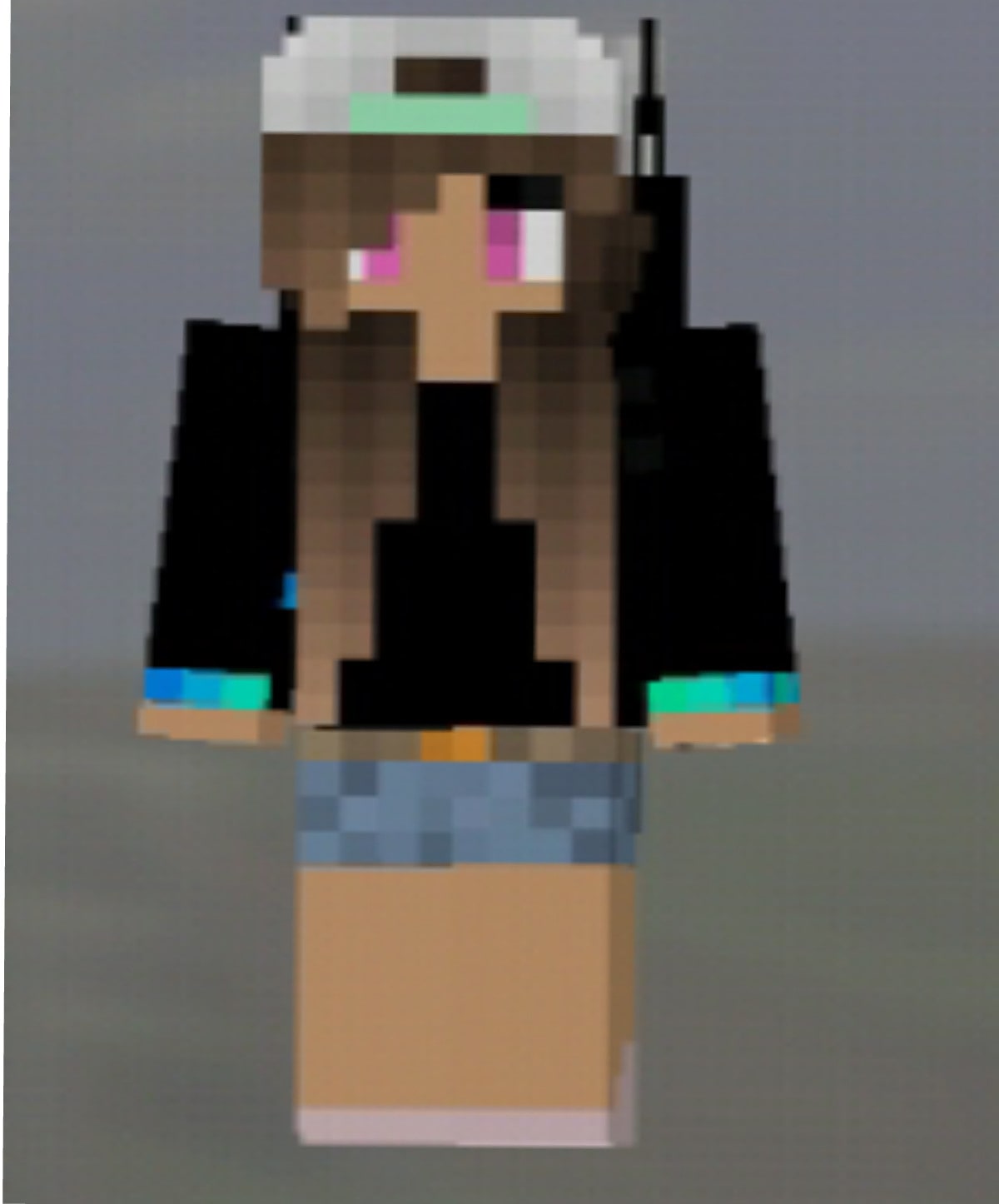 Nova Skin Skin Minecraft Da Adidas Figura De Acción De Steve Con