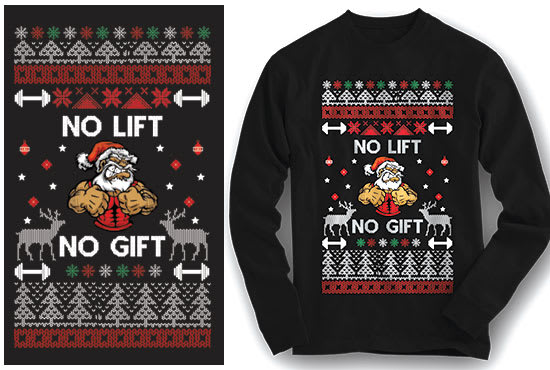 ugly sweater t shirt design