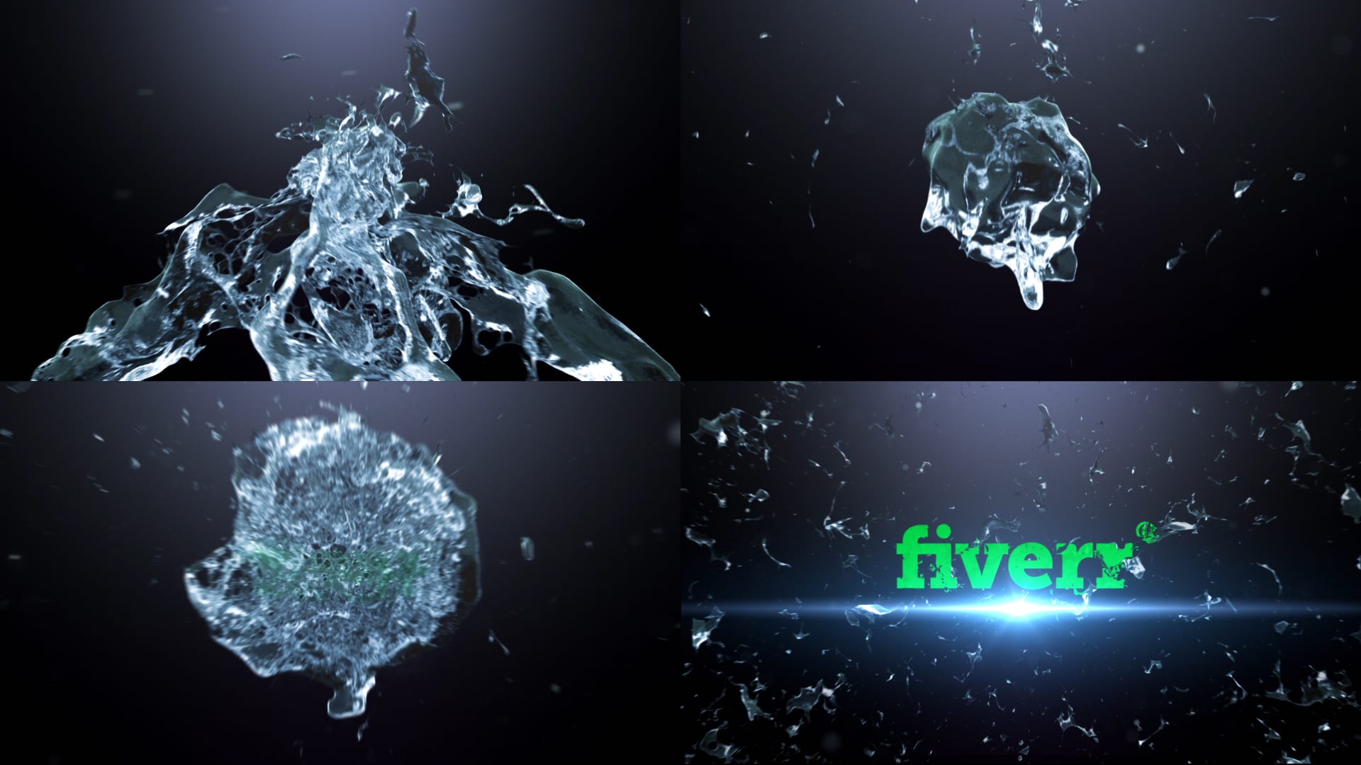 Make liquid splash logo animation by Nirobaju | Fiverr