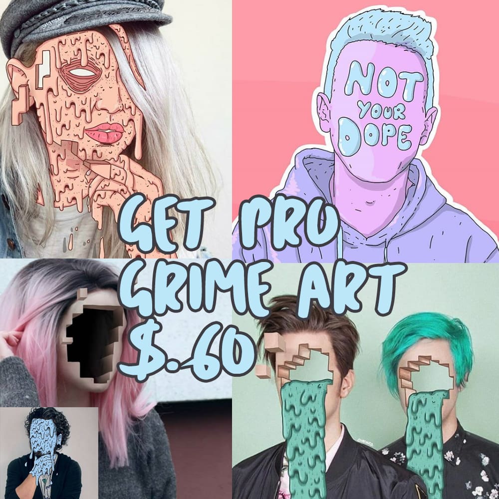 Make Your Photo Pro Grime Art By Unawaysangga
