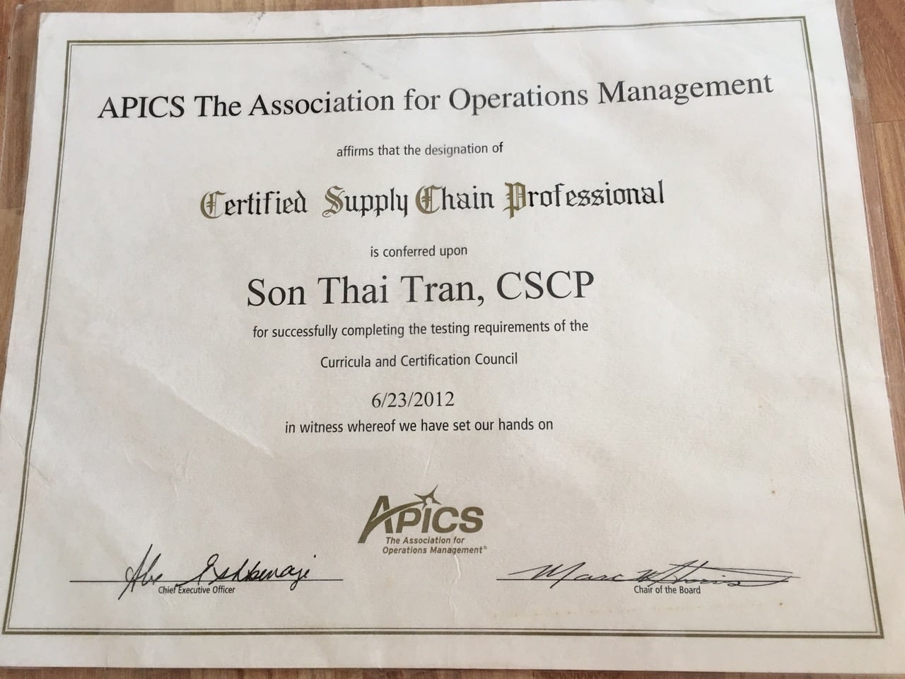 Help you to study and acquire apics cscp by Sontran683 | Sns-Brigh10