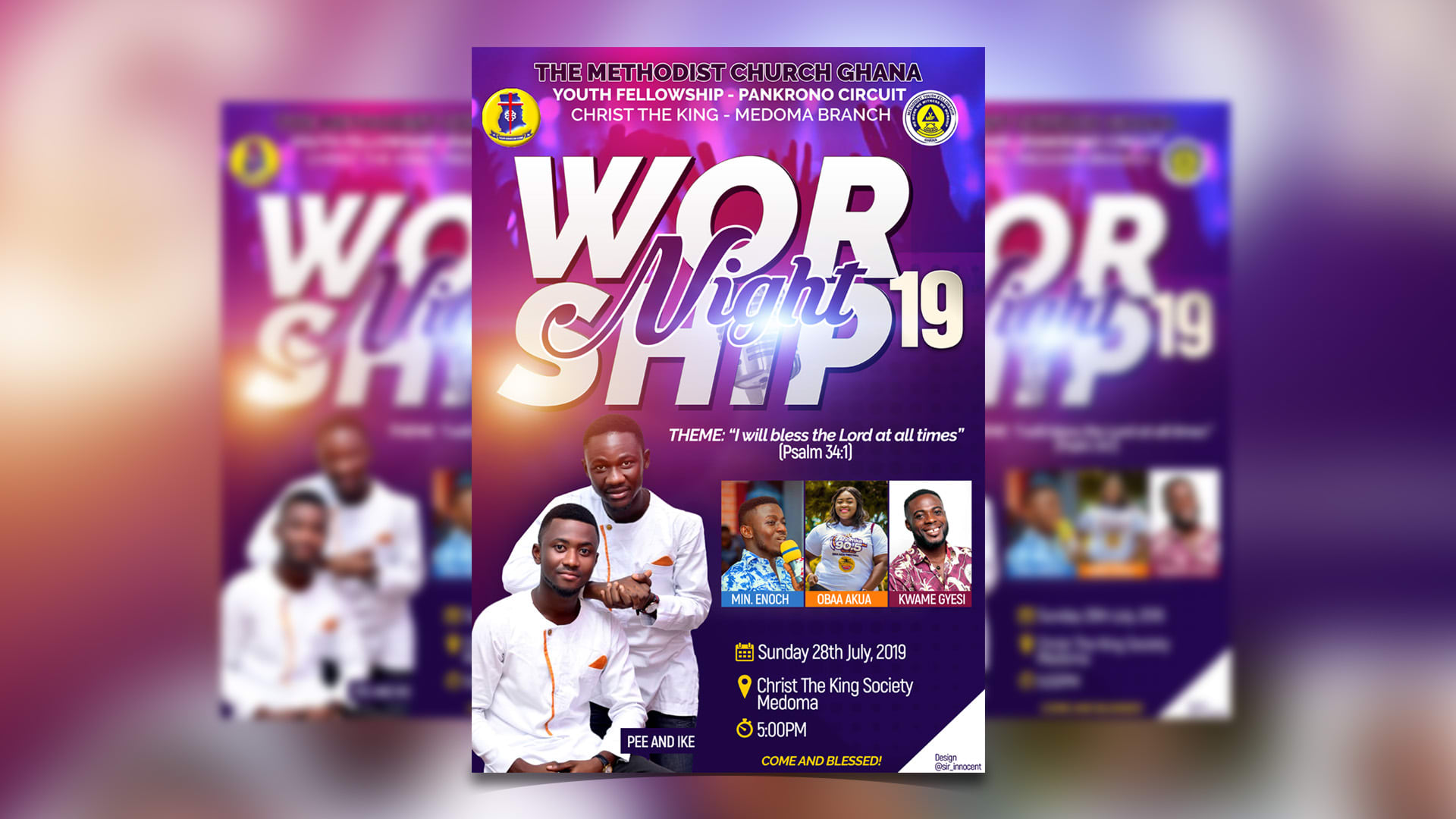 Design A Unique Church Flyer In 12 Hours By Sir Innocent