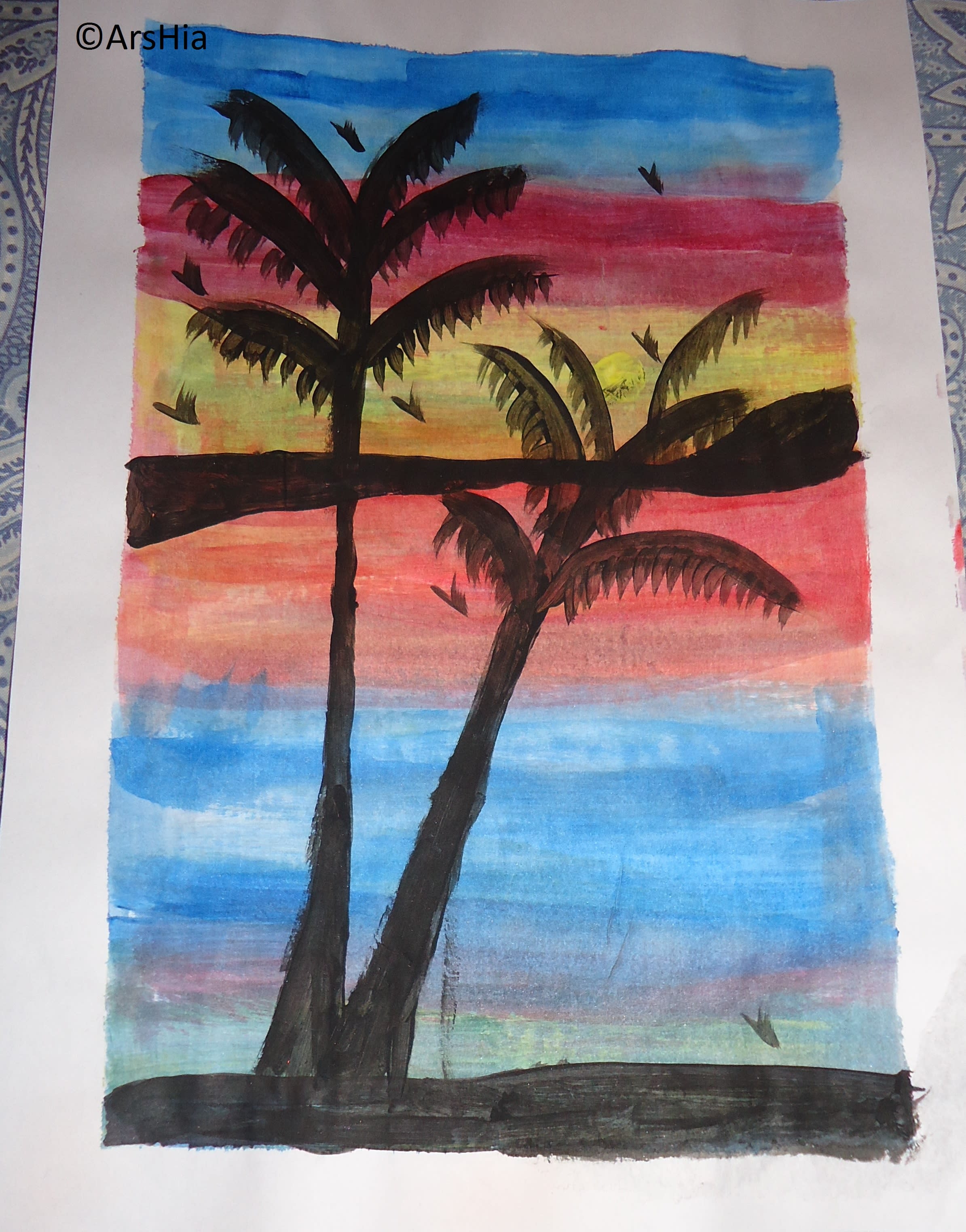 Provide You Basic Water Color Painting Tutorials By Arshia522