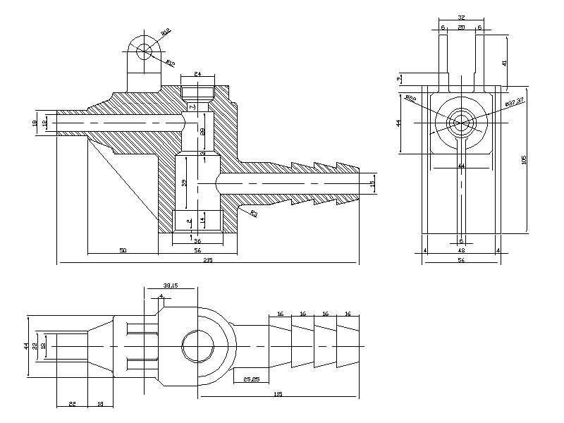 mechanical drawing - Google Search  Technical drawing, Autocad, Mechanical  design