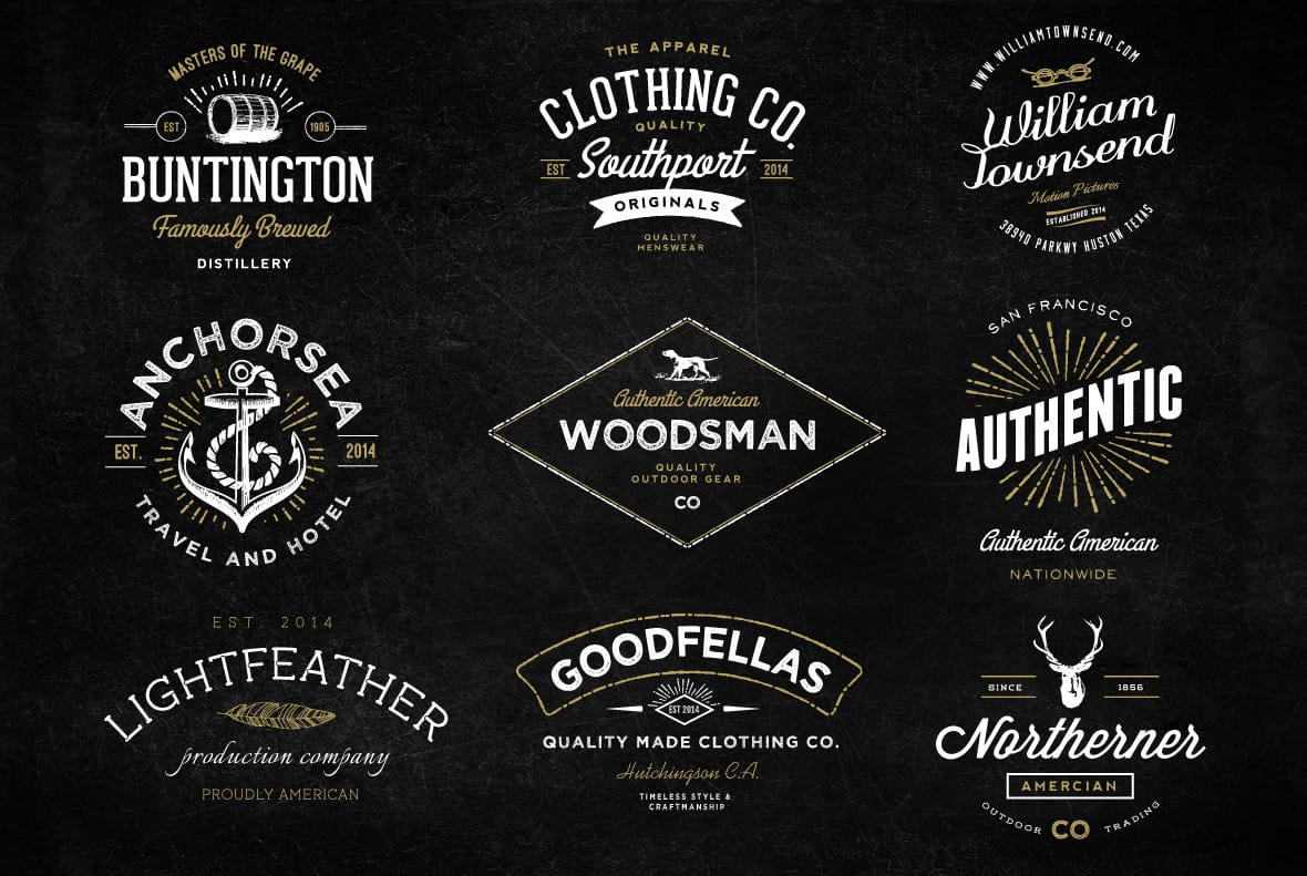 Create Retro Luxury Badge Or Vintage Logo By Javeedgraphics