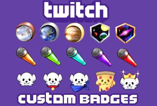Create custom twitch badges by Knightartist86