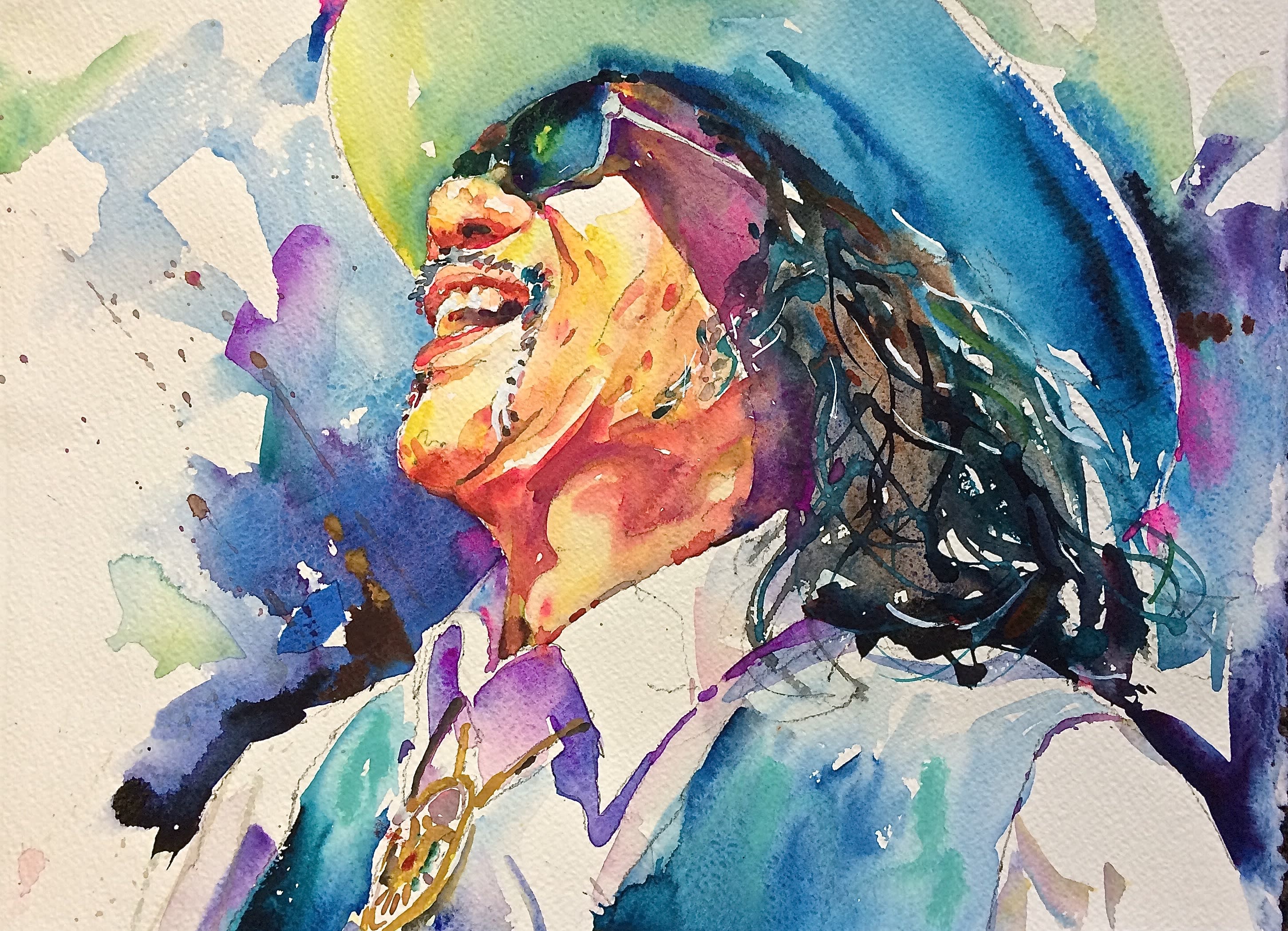 Do Creative Watercolor Portrait Painting By Shirley Fay
