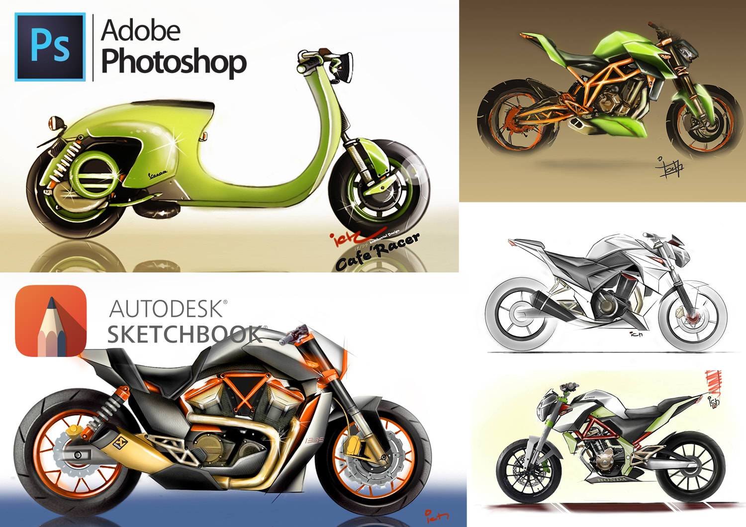 Aggregate more than 162 motorcycle design sketch super hot in.eteachers