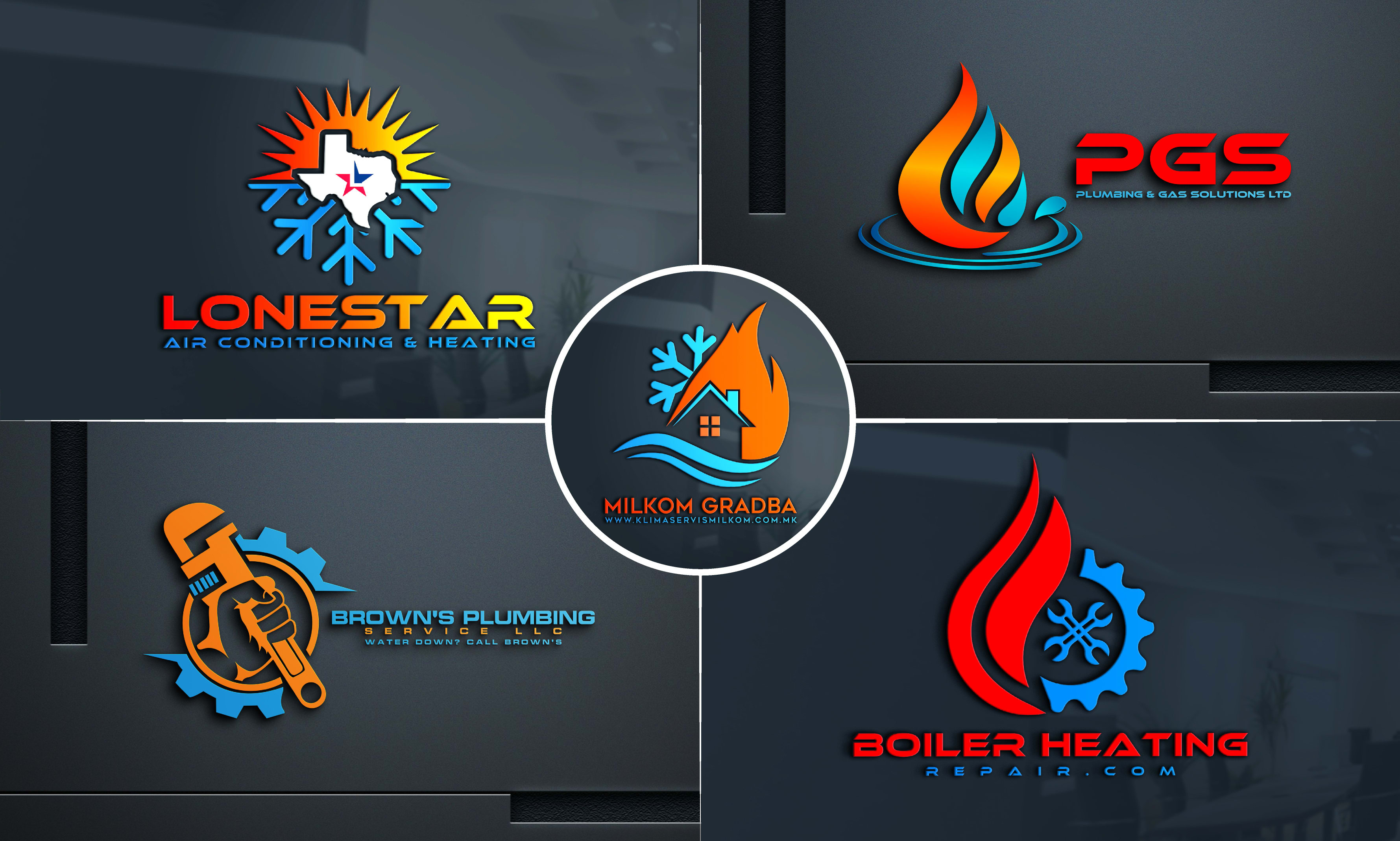 do plumbing heating oil gas air conditioning electrical solar logo