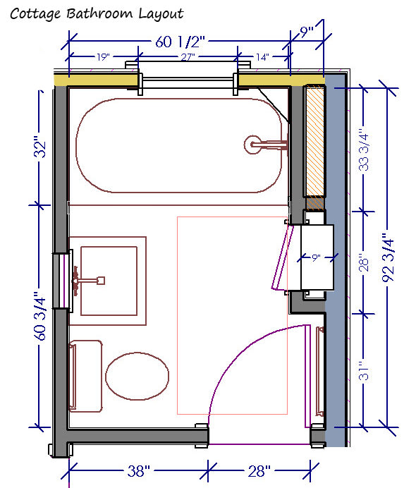 Design Your Dream Bathroom Floorplan By Amnafarooq13 Fiverr - How To Plan Your Bathroom Layout