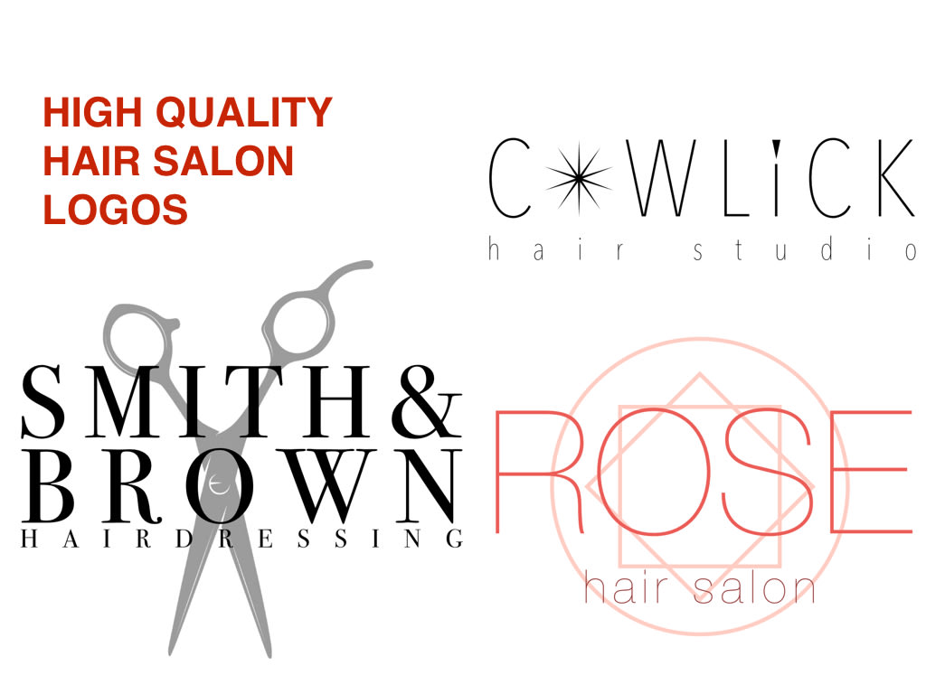 Create A Modern Hair Salon Logo By Codyferro