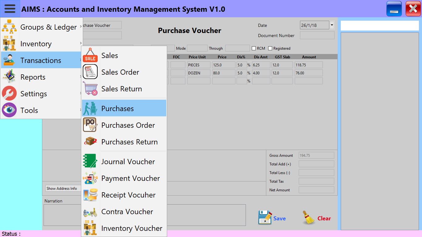 accounting and inventory program for mac