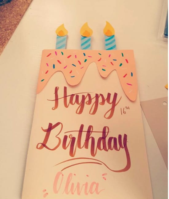 Handmade Happy Birthday Cards Calligraphy Do Handmade Birthday Cards With Calligraphy By Eliotpearsonjr | Fiverr