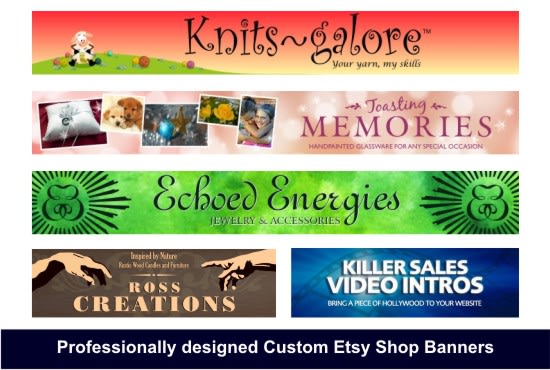 Design You A Custom Etsy Shop Banner By Escalator73