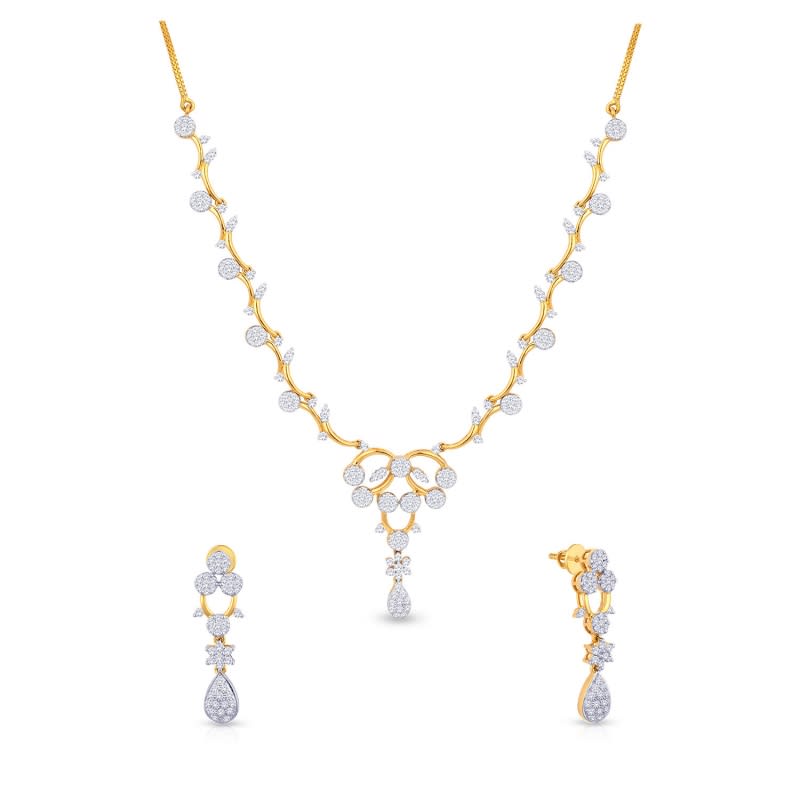 Sell diamond necklace set by 