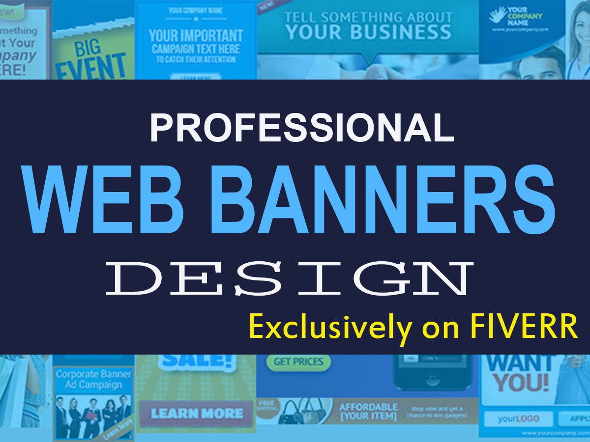 Do Any Website Banner Ads Web Banner Design Product Ads By