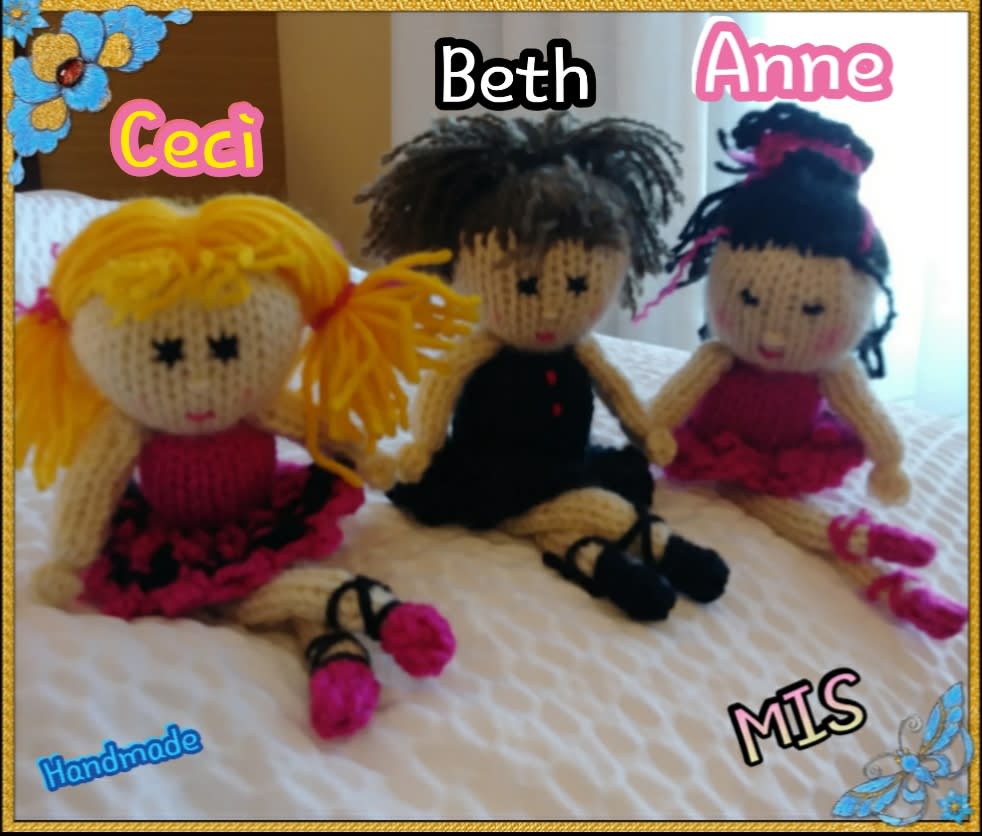 handmade ballerina doll