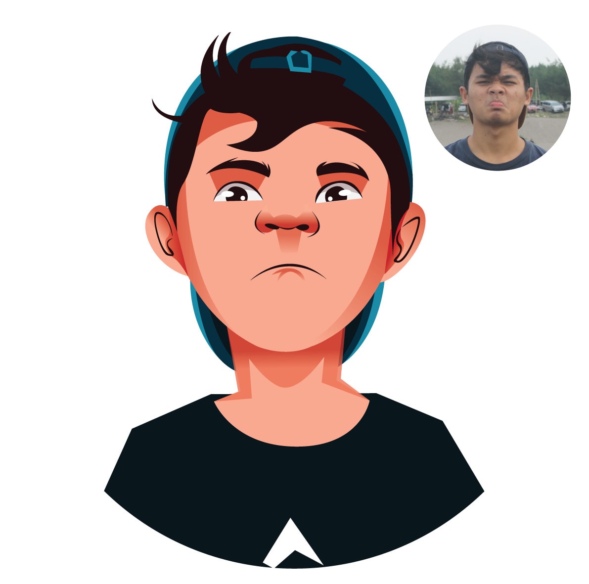 Create cartoon face on your photo by Bagazrinexzo | Fiverr