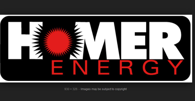 homer pro energy