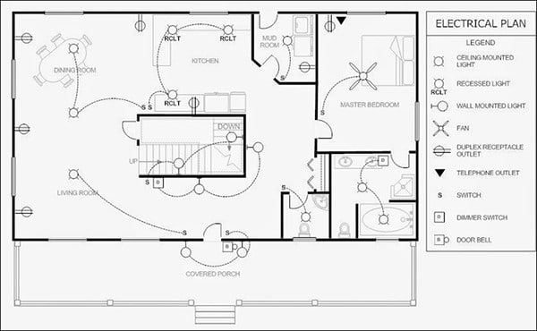 Design Electrical Drawing And Floor Plan