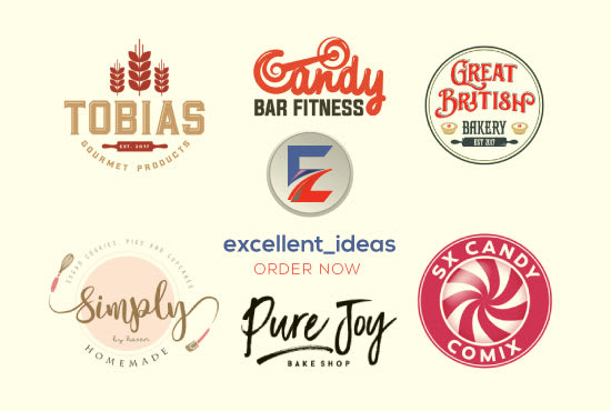 Design Candy Chocolate Sweet Bakery Or Food Logo By Excellent Ideas Fiverr