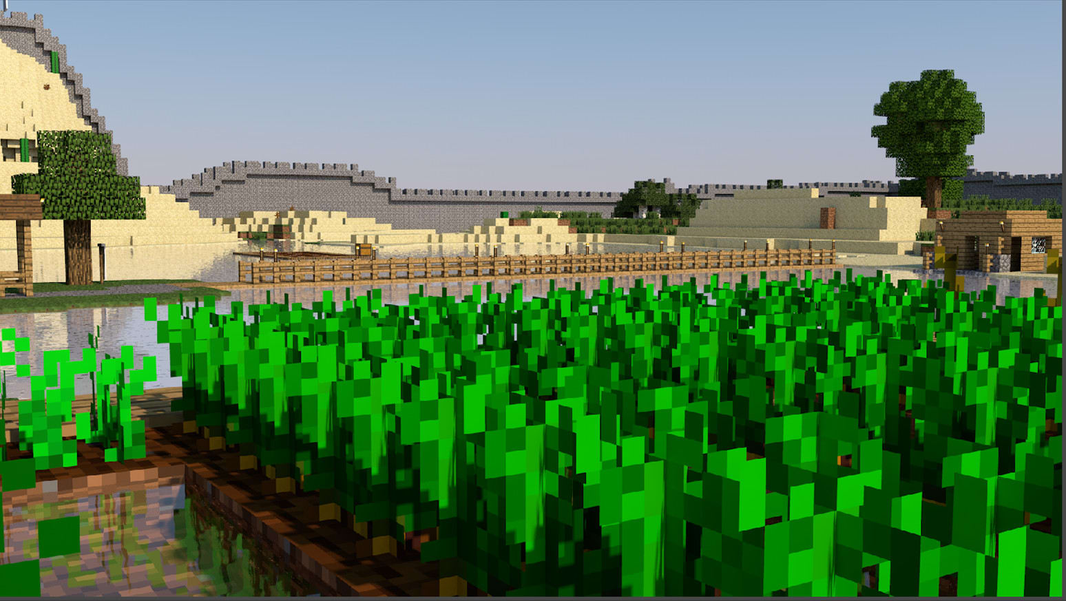 realistic minecraft wallpaper by Arvidholm