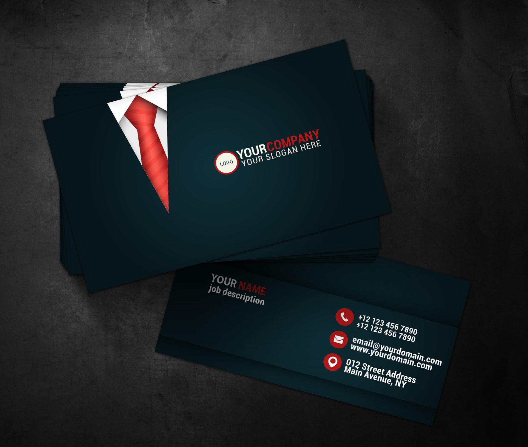 Ongekend Design creative business card for you by Logoabi EA-68