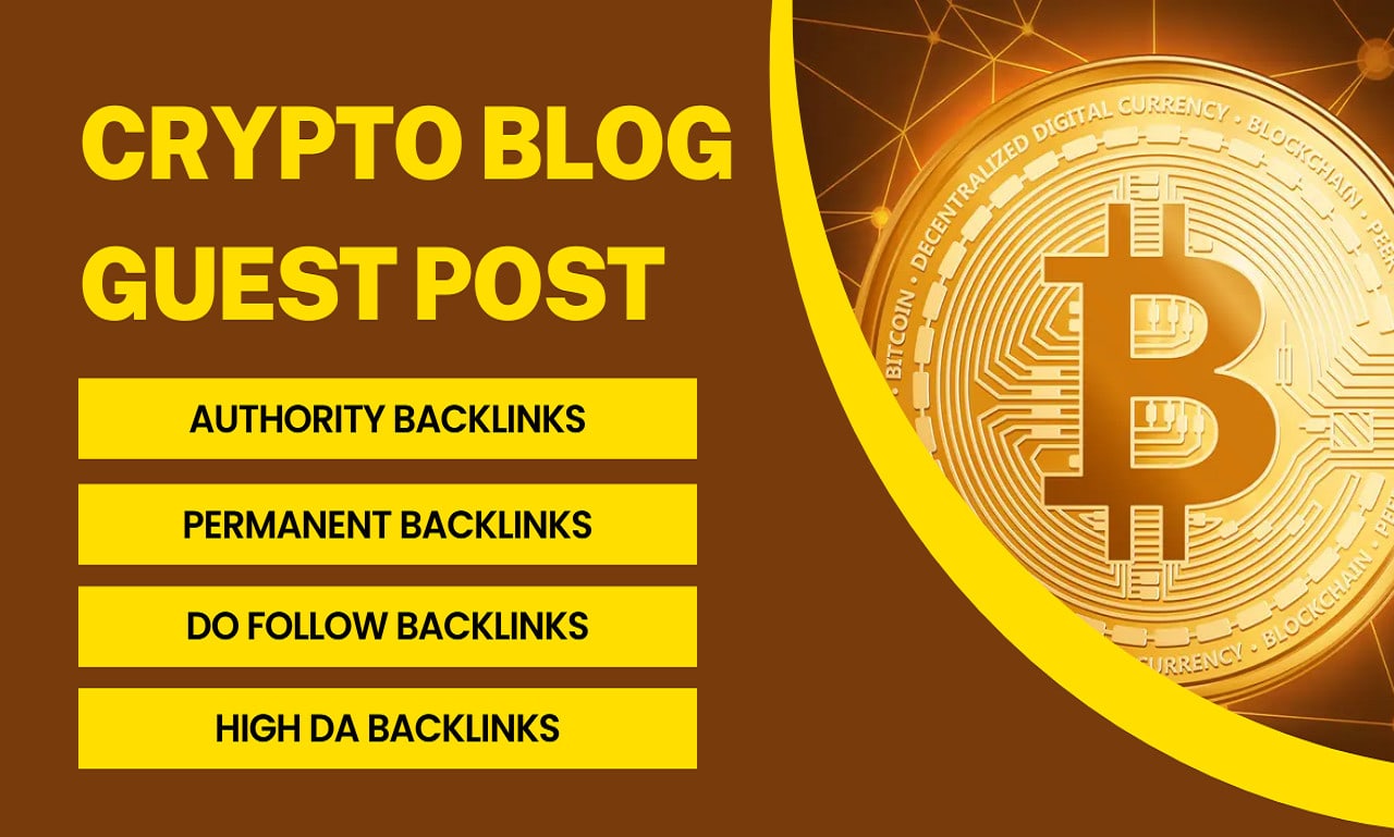 Write crypto currency article and publish guest post on cryptocurrency nft  blogs by Markseo90 | Fiverr