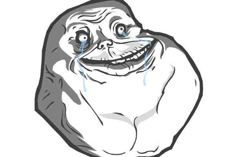 foreveralone trollface gif