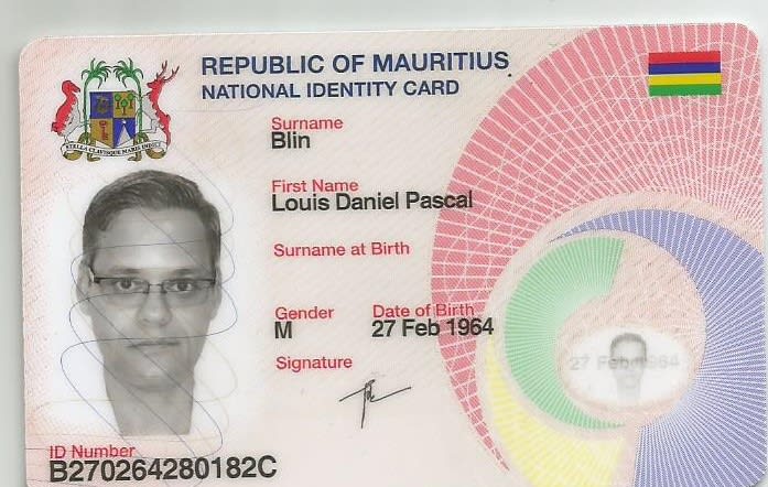 Id Card Translation In English