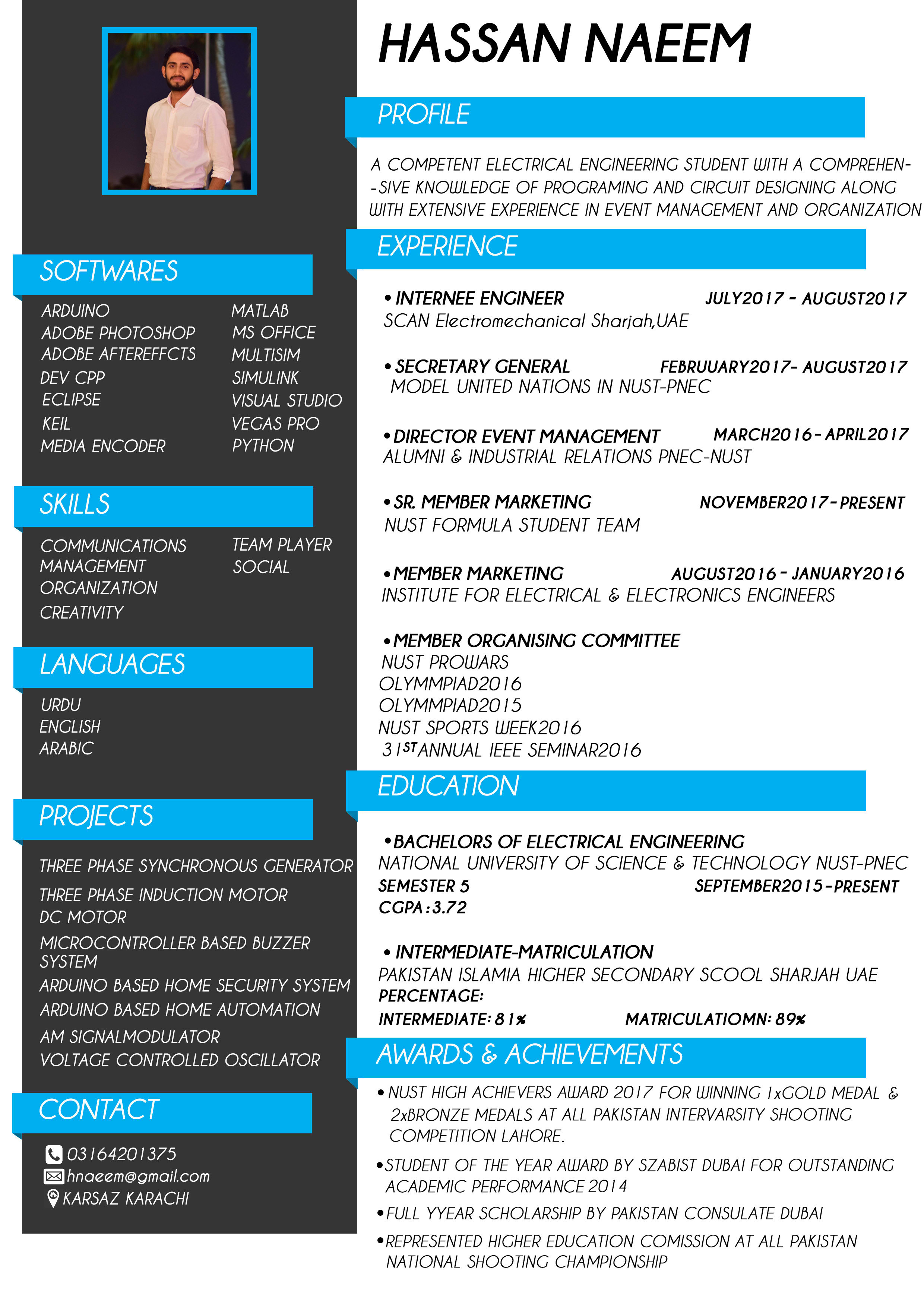 Write Design Custom Cv Resume Cl And Linkedin For You By Hassannaeem9 Fiverr