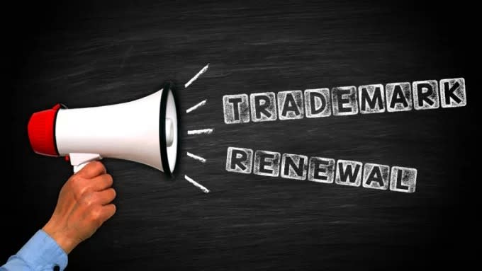 Trademark renewal hot sale