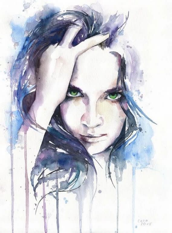 Do Realistic Watercolor Painting Illustration Portrait By Ragibban