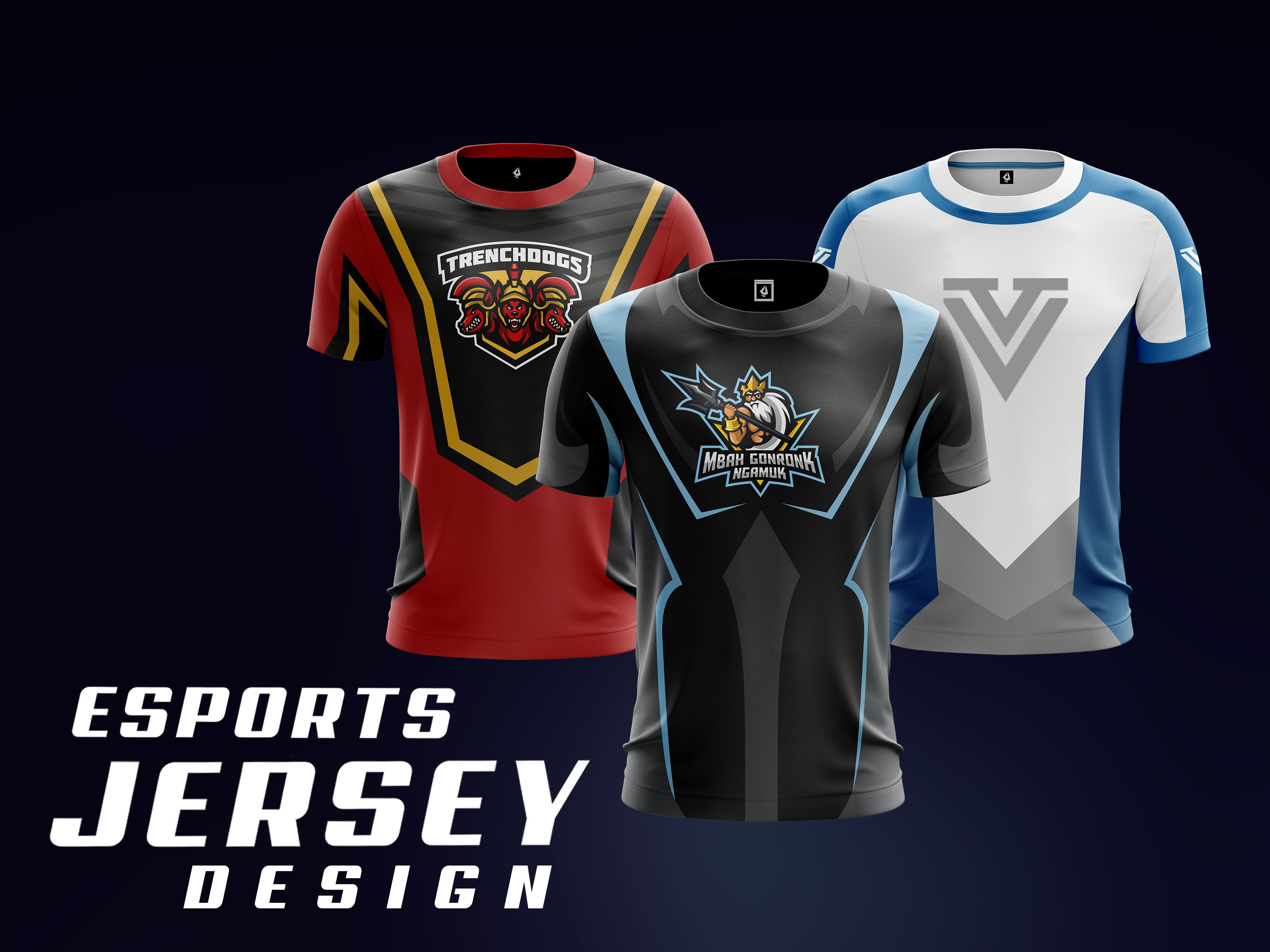 Make jersey design for sports team 
