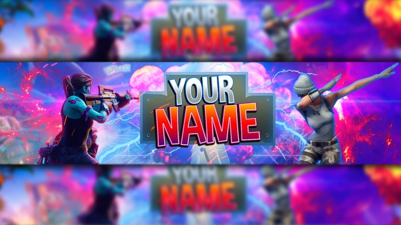 Create 3 Fortnite Banners For Your Youtube Channel R Website By Peerole Fiverr