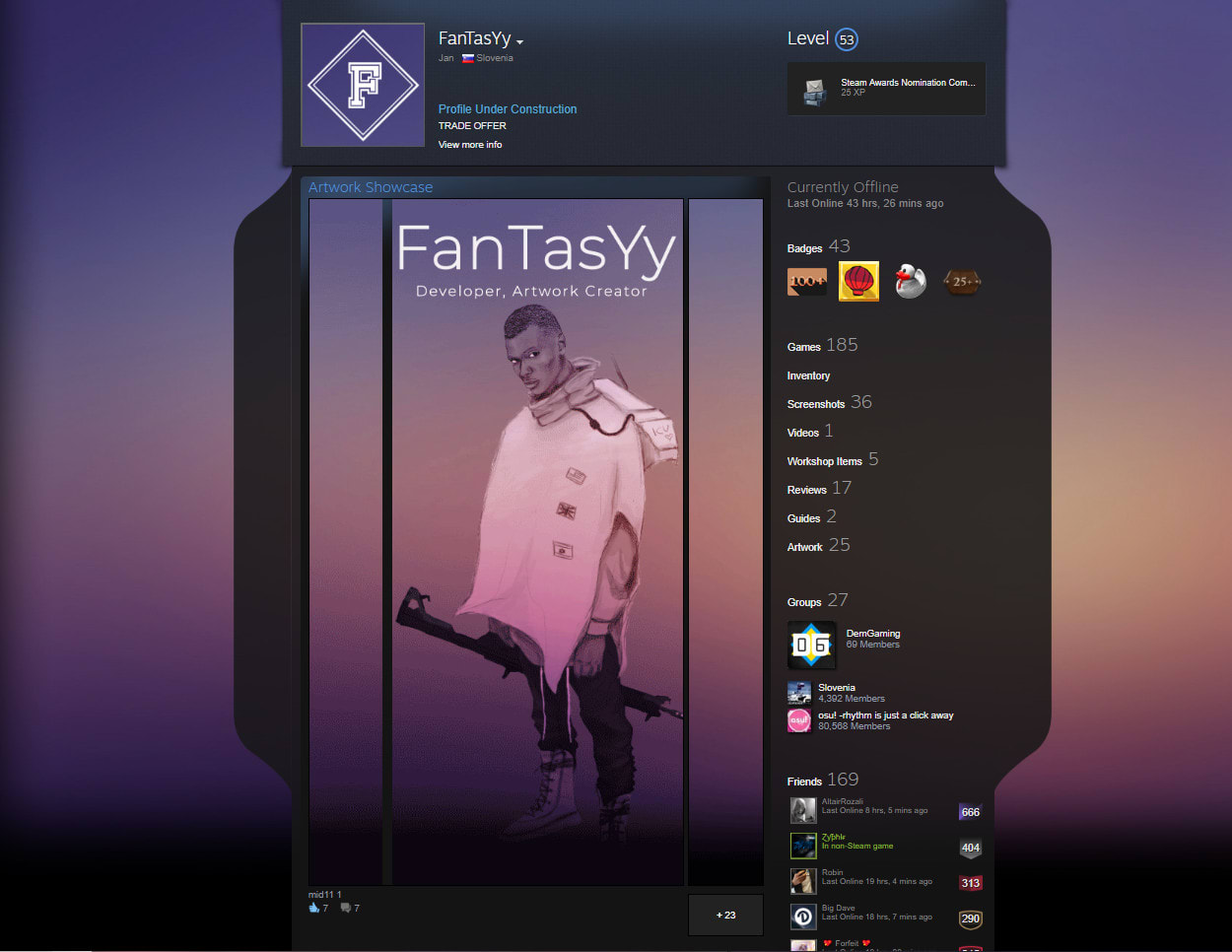 Xylonz on X: Just finished my steam profile design Make sure to