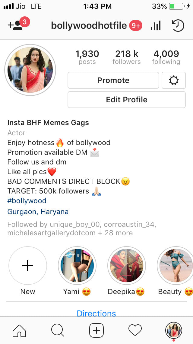 Give You Instagram Shoutout On My 218k Bollywood Pages By Vip Parihar Fiverr